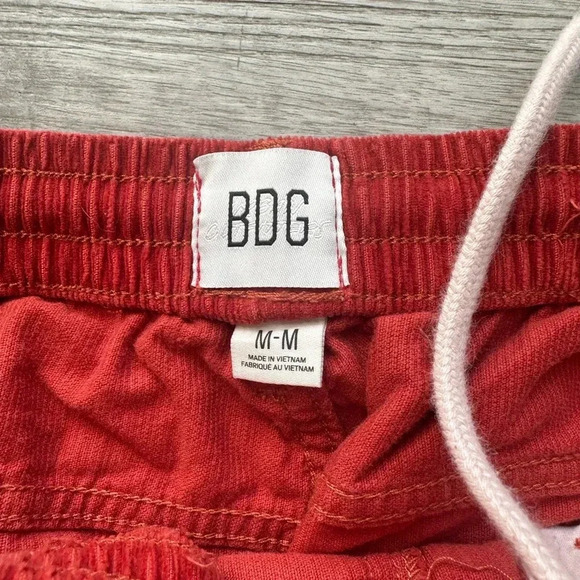 Urban outfitters corduroy pants straight leg Sz M distressed comfy - Picture 4 of 4